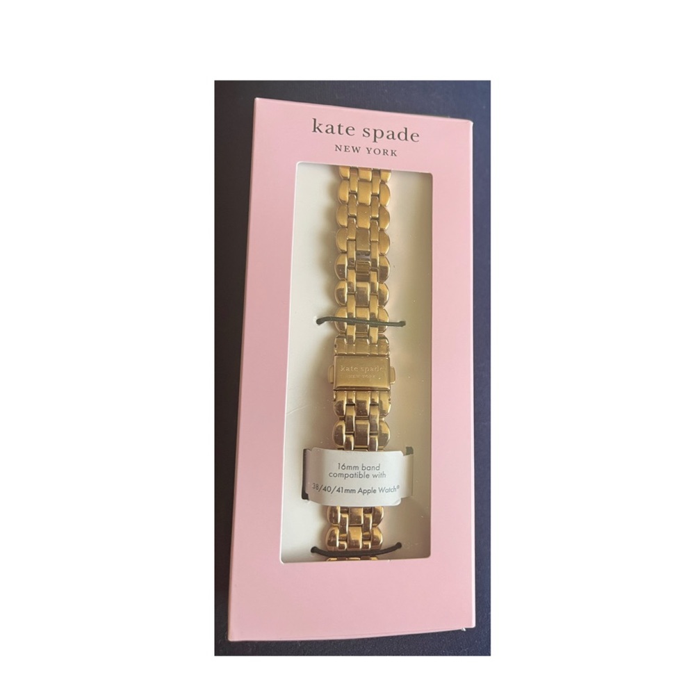 Kate Spade rose gold-tone apple watch band